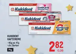 Metro Kukident haftcreme Angebot