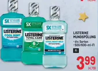 Metro Listerine mundspülung Angebot