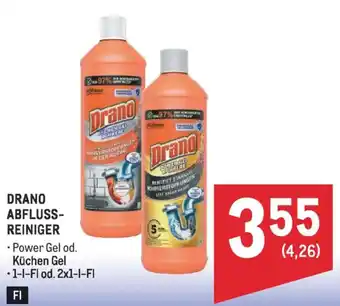 Metro Drano abfluss- reiniger Angebot