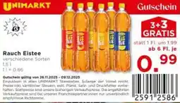 Unimarkt Rauch eistee Angebot
