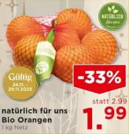 Unimarkt Natürlich für uns Bio Orangen Angebot