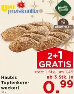 Unimarkt Haubis Topfenkorn- weckerl Angebot