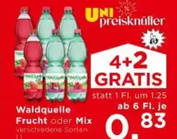 Unimarkt Waldquelle frucht mix Angebot