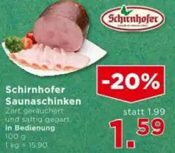 Unimarkt Schirnhofer Saunaschinken Angebot