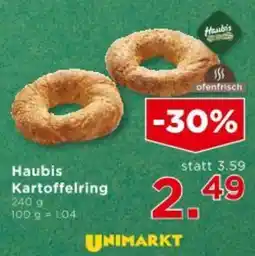 Unimarkt Haubis Kartoffelring Angebot
