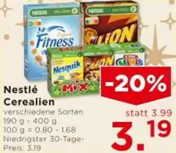 Unimarkt Nestlé Cerealien Angebot