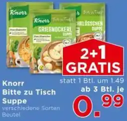 Unimarkt Knorr Bitte zu Tisch Suppe Angebot