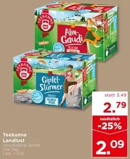 Unimarkt Teekanne Landlust Angebot