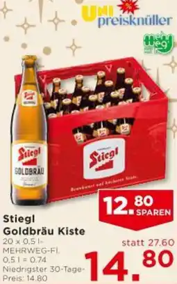 Unimarkt Stiegl Goldbräu Kiste Angebot