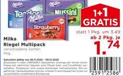 Unimarkt Milka Riegel Multipack Angebot