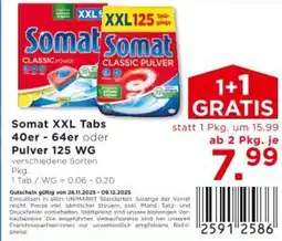 Unimarkt Somat XXL Tabs 40er-64er Angebot