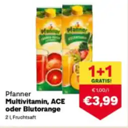 MPreis Multivitamin, ACE oder Blutorange Angebot