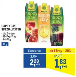 Metro Happy day spezialitäten Angebot