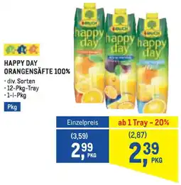 Metro Happy day orangensäfte Angebot