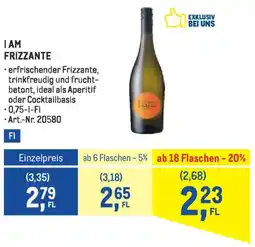 Metro I am frizzante Angebot