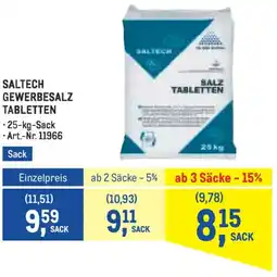 Metro Saltech gewerbesalz tabletten Angebot