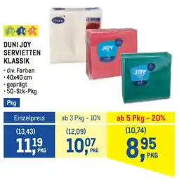 Metro Duni joy servietten klassik Angebot