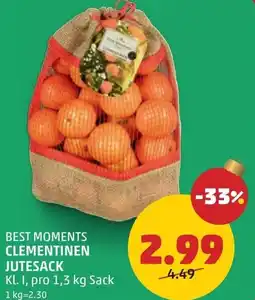 PENNY Best moments clementinen jutesack Angebot