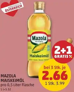 PENNY Mazola maiskeimöl Angebot