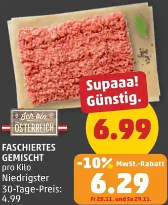 PENNY Faschiertes gemischt Angebot