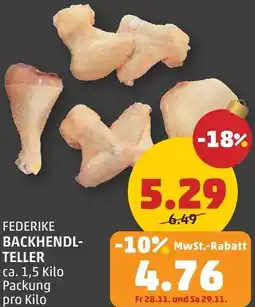 PENNY Federike backhendl- teller Angebot