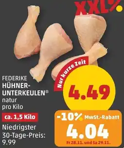 PENNY Federike hühner- unterkeulen Angebot