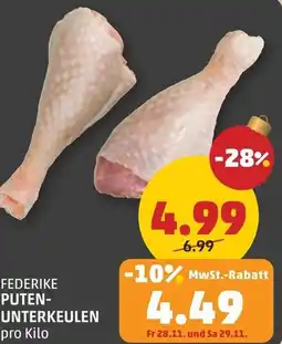 PENNY Federike puten- unterkeulen Angebot
