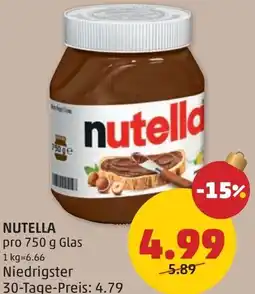 PENNY Nutella Angebot