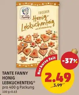 PENNY Tante fanny honig lebkuchenteig Angebot