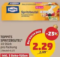 PENNY Toppits Spritzbeutel Angebot