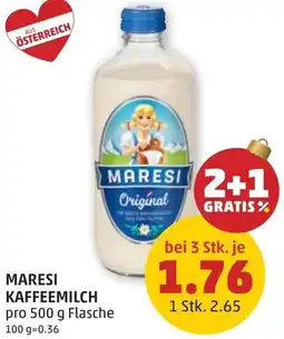 PENNY Maresi kaffeemilch Angebot