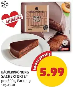 PENNY Bäckerkrönung sachertorte Angebot