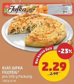 PENNY Klas jufka filoteig Angebot