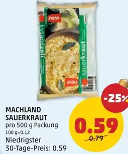 PENNY Machland sauerkraut Angebot