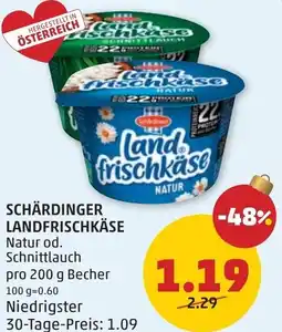 PENNY Schärdinger landfrischkäse Angebot
