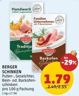 PENNY Berger schinken Angebot