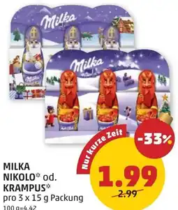 PENNY Milka nikolo od. krampus Angebot