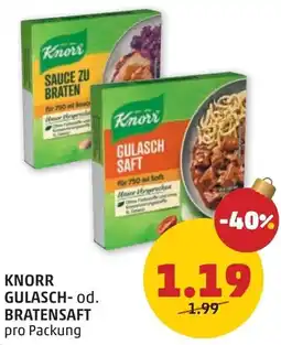 PENNY Knorr gulasch- od. bratensaft Angebot