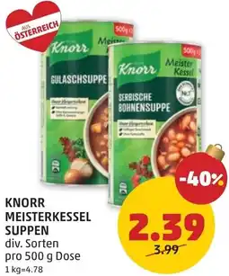 PENNY Knorr meisterkessel suppen Angebot