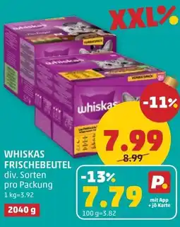PENNY Whiskas frischebeutel Angebot