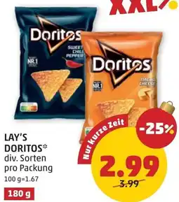 PENNY Lay's doritos div. sorten Angebot