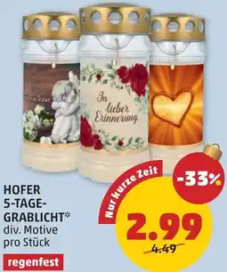 PENNY Hofer 5-tage- grablicht Angebot