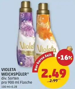 PENNY Violeta weichspüler Angebot
