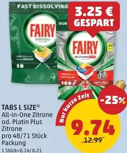 PENNY Tabs l size Angebot