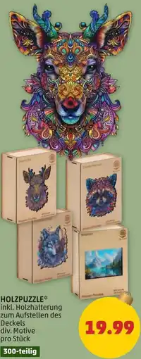 PENNY Holzpuzzle Angebot
