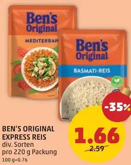 PENNY Ben's original express reis Angebot