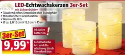 Norma LED-Echtwachskerzen 3er-Set Angebot