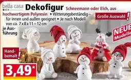 Norma Dekofigur Schneemann oder Elch Angebot