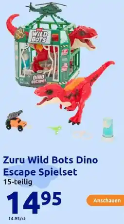 Action Zuru Wild Bots Dino Escape Spielset Angebot