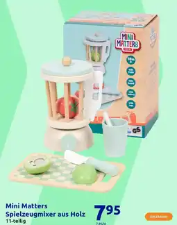 Action Mini Matters Spielzeugmixer aus Holz Angebot